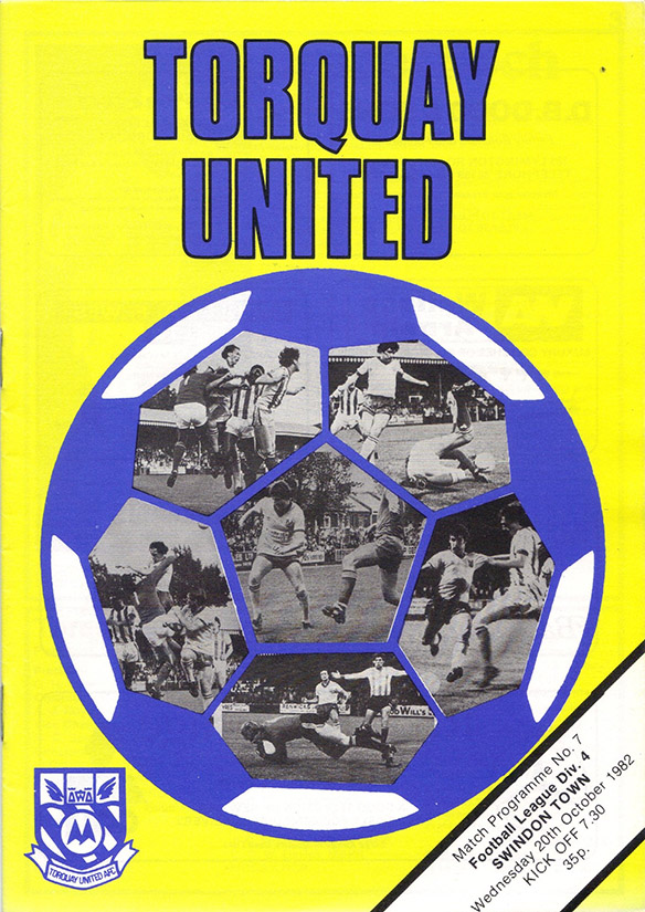 <b>Wednesday, October 20, 1982</b><br />vs. Torquay United (Away)